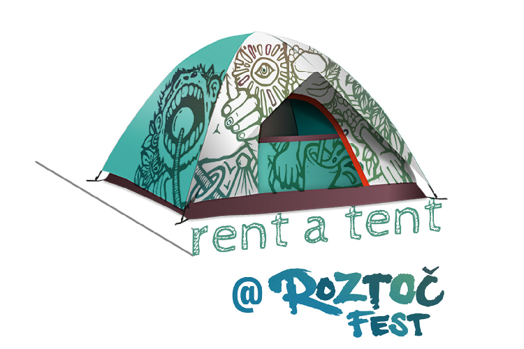 Rent a tent at Roztoc!