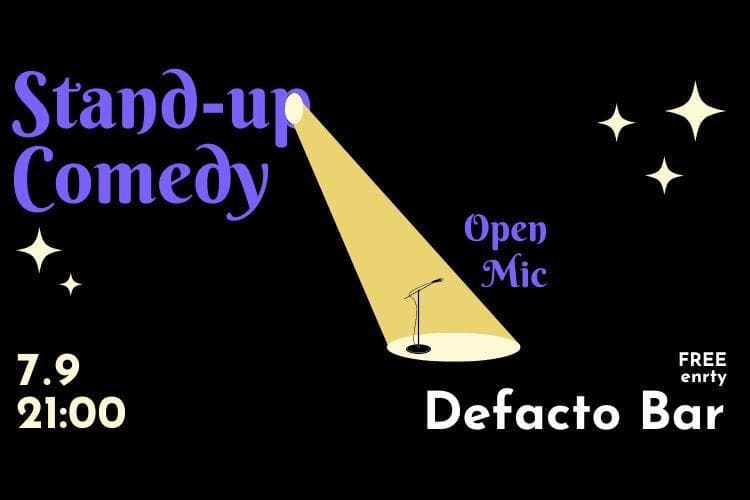 Late Night Stand-up Comedy Open Mic (at DeFacto)