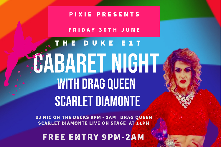 Cabaret Night With Drag Queen Scarlet Diamonte